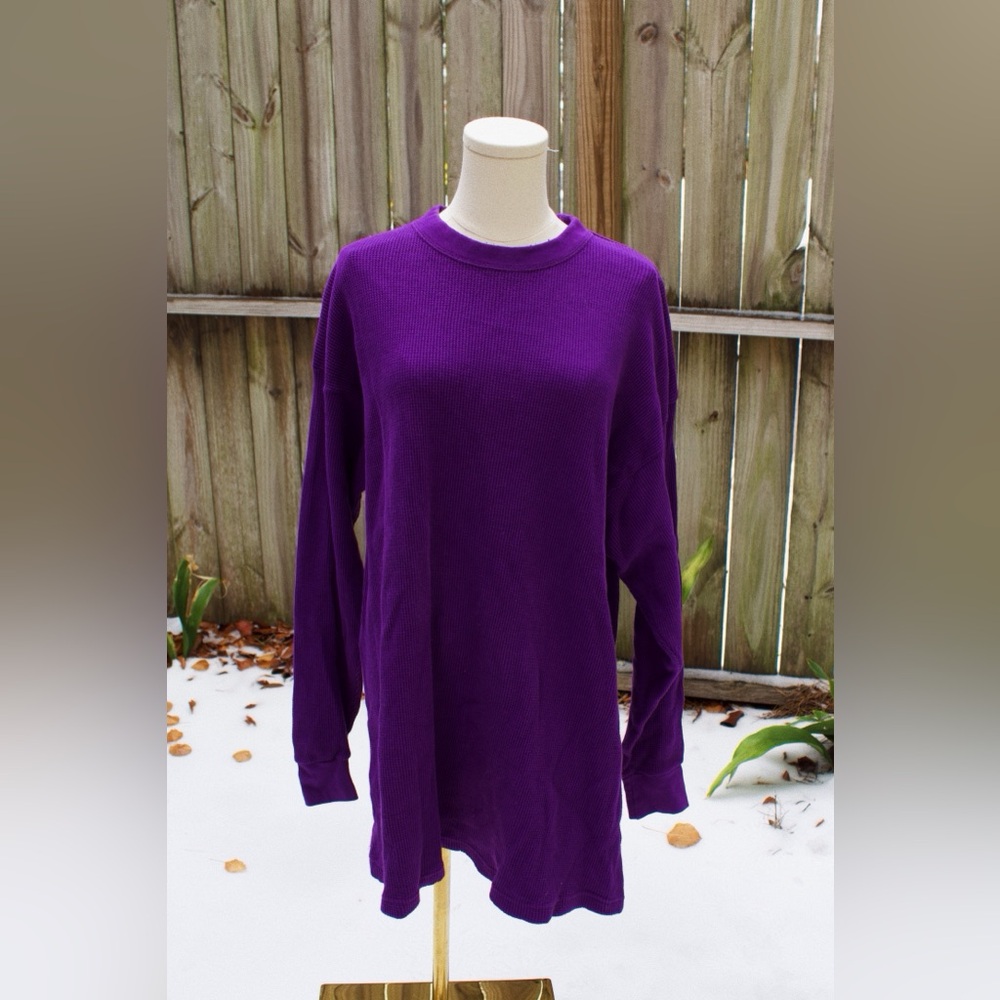 Men’s Vintage Waffle Long Sleeve Shirt